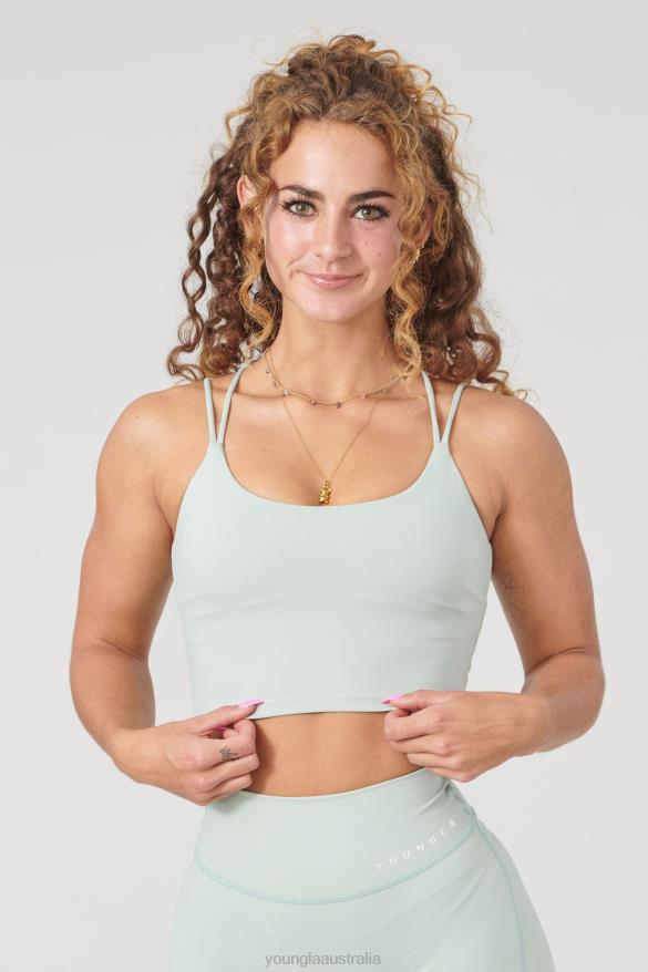 Clothing YoungLA W310 PROGRESS SPORTS BRA Sage Green Women 4F2FF1015