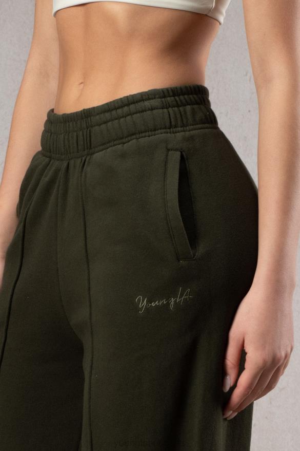 Clothing YoungLA W201 WIDE LEG FLEECE PANTS Black Women 4F2FF1145