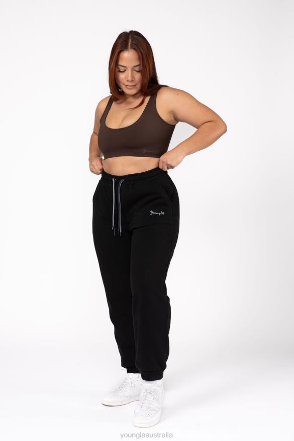 Clothing YoungLA W207 TRIPLE STRING JOGGERS Black Women 4F2FF1137