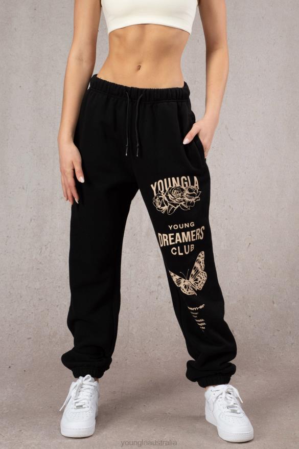 Clothing YoungLA W211 DREAMERS JOGGERS Black Women 4F2FF1168