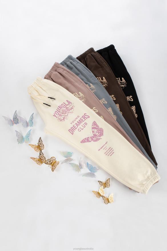 Clothing YoungLA W211 DREAMERS JOGGERS Dusty Mauve Women 4F2FF1169