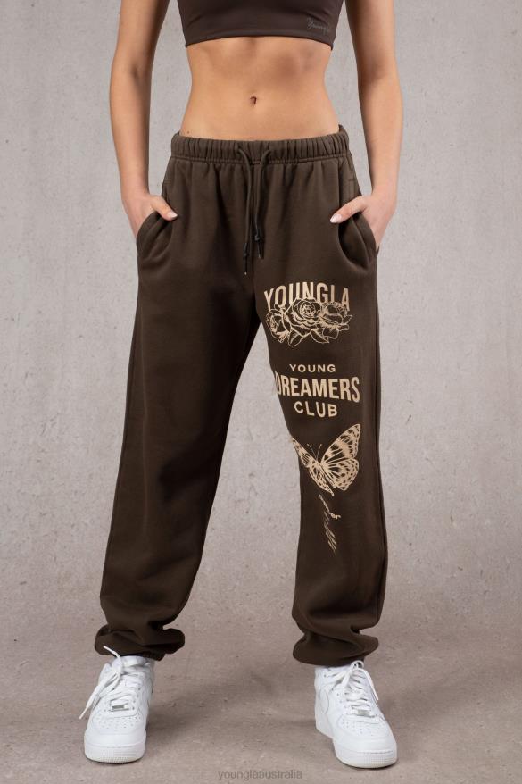 Clothing YoungLA W211 DREAMERS JOGGERS Dusty Mauve Women 4F2FF1169