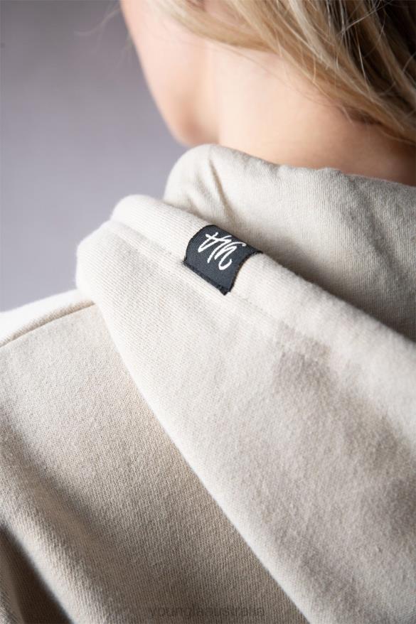 Clothing YoungLA W508 PERFECT CROPPED HOODIE Black Women 4F2FF1174