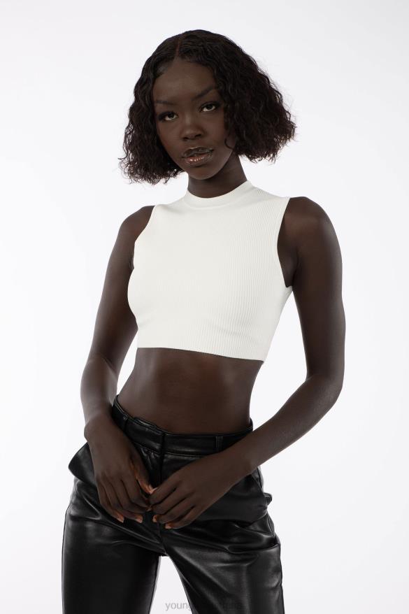 Clothing YoungLA W301 CONTOUR RIBBED TANK White Women 4F2FF1050