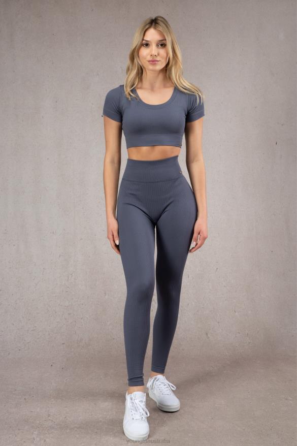 Clothing YoungLA W405 CONFIDENCE SHORT SLEEVE Odyssey Grey Women 4F2FF1072