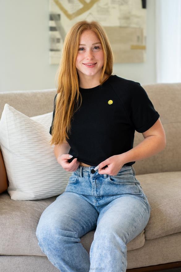 Clothing YoungLA W411 RAGLAN CROPPED TEE Dusty Mauve Women 4F2FF1052