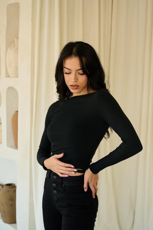 Clothing YoungLA W420 GRACE TOP Black Women 4F2FF1068