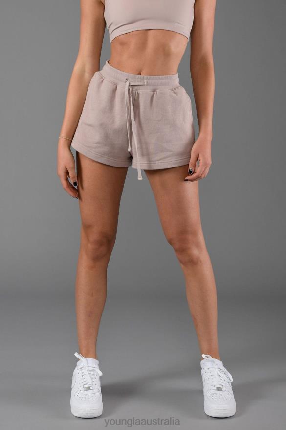 Clothing YoungLA W101 - EVERYDAY SHORTS Dusty Mauve Women 4F2FF1106