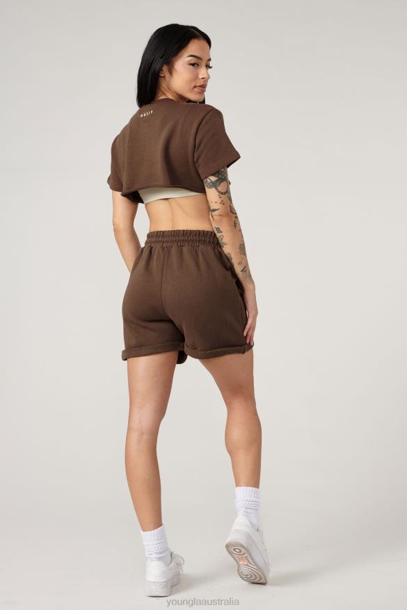 Clothing YoungLA W102 SUPREME SHORTS Forest Green Women 4F2FF1091