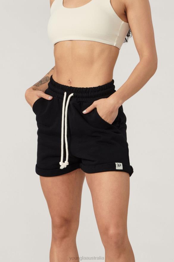 Clothing YoungLA W102 SUPREME SHORTS Forest Green Women 4F2FF1091