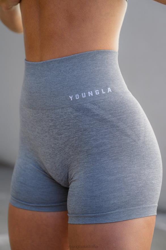 Clothing YoungLA W108 SEAMLESS SHORTS Skylight Women 4F2FF1103