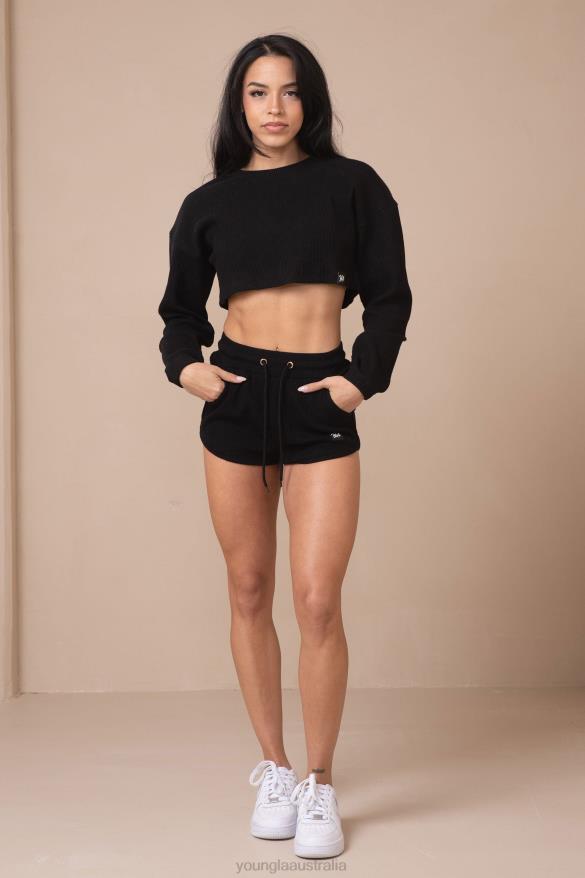 Clothing YoungLA W113 PEACHY SHORT SHORTS Ivory Women 4F2FF1101